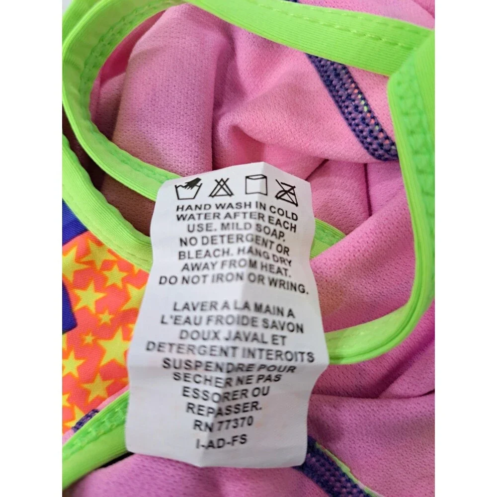 TYR Swirl Pool Diamondfit 1-pc Girls Swimsuit DGSW7YH Size Small (6/6X)